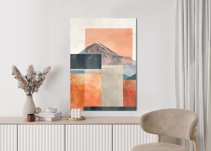 Abstract Etna Plakat