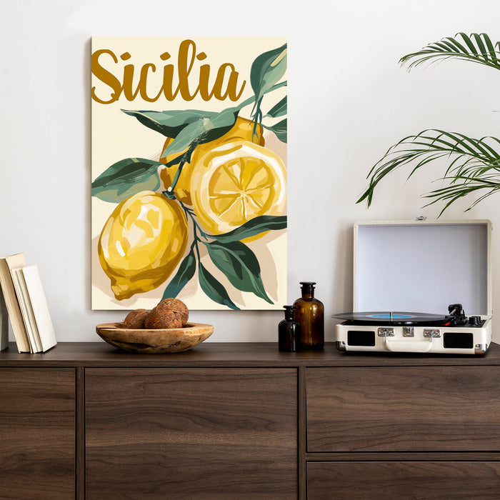Giallo e Verde Plakat