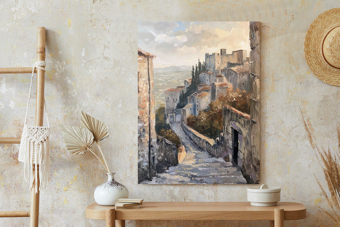 Tramonto su Erice Plakat
