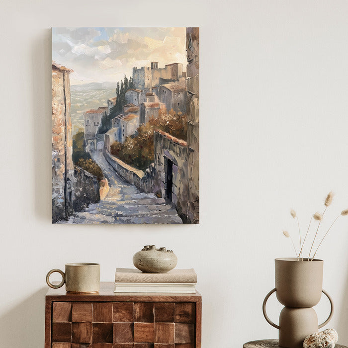 Tramonto su Erice Plakat