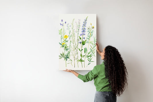 Łąka w Pastelach Plakat