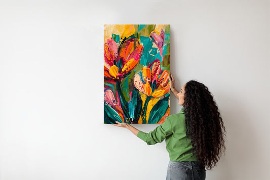 Textured Bloom Plakat