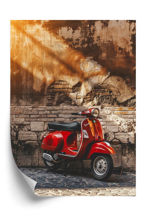 Vespa Roma Plakat