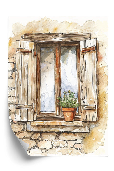 Finestra Rustica Plakat