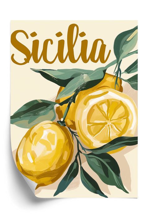 Giallo e Verde Plakat