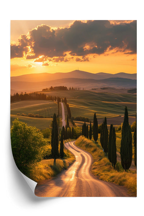 Strada Toscana Plakat