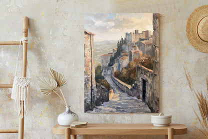 Tramonto su Erice Plakat
