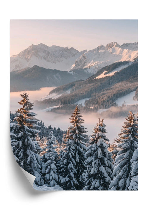 Plakat Pastelowy Wschód Słońca