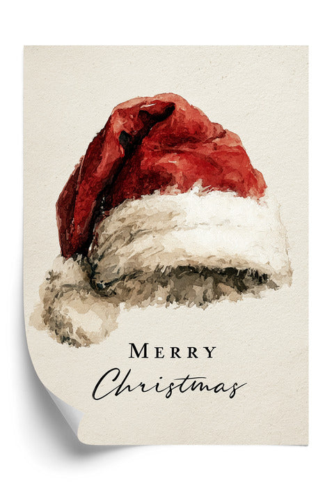 Plakat Czapka Świętego Mikołaja