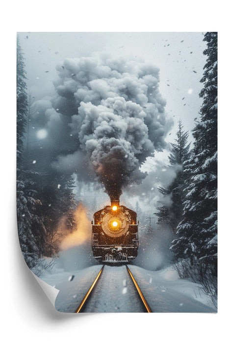 Plakat Dym nad śniegiem