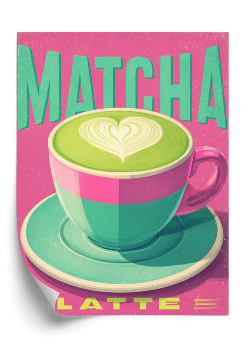Plakat Matcha Heart