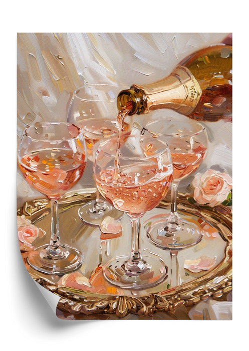 Plakat Rosé Elegance