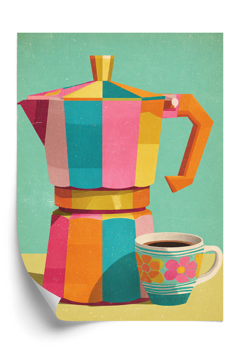 Plakat Tęczowe Espresso