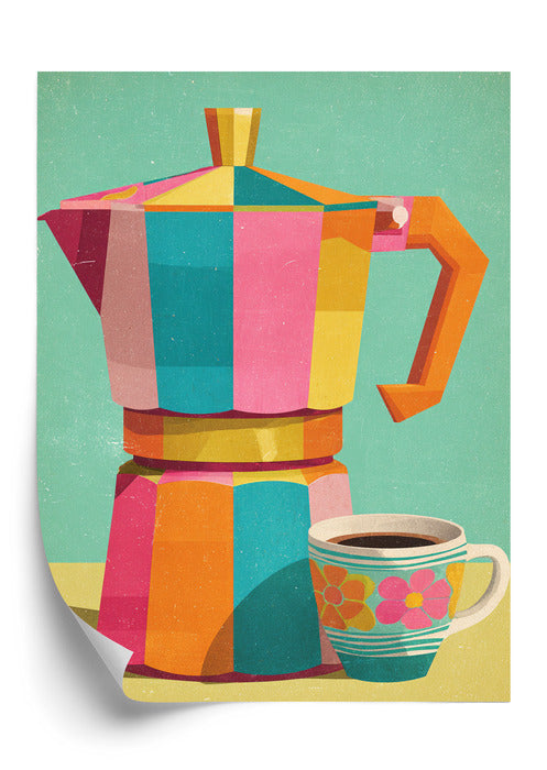 Plakat Tęczowe Espresso