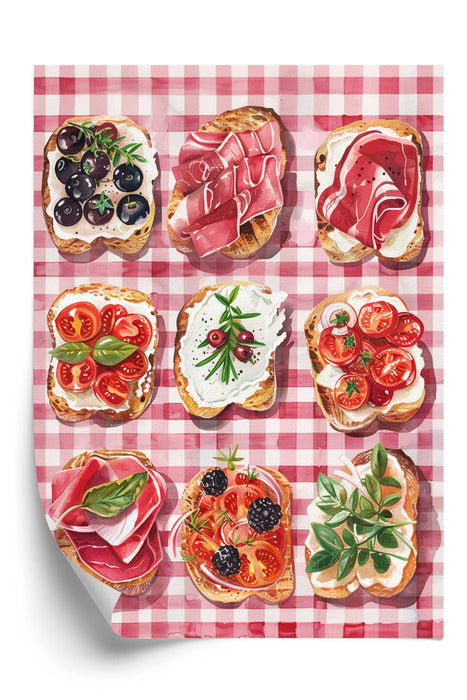 Plakat Bruschetta Selection