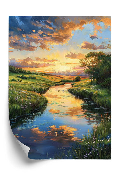 Plakat Golden Horizon