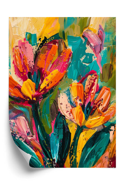 Textured Bloom Plakat