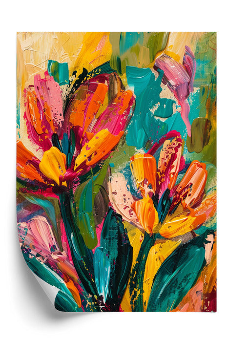 Textured Bloom Plakat